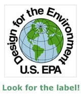 Look for the Design for the Environment label